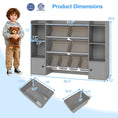 Load image into Gallery viewer, Kids Toy Storage and Bookshelf with Boxes and Open Shelves
