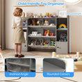 Load image into Gallery viewer, Kids Toy Storage and Bookshelf with Boxes and Open Shelves
