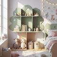 Load image into Gallery viewer, Kids Tree Bookshelf 45" Tall Freestanding Bookcase with Open Shelves-Green
