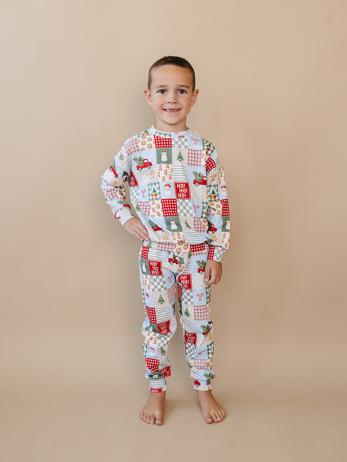 Jogger Set | Christmas Patchwork