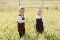 Load image into Gallery viewer, Brown Corduroy Overalls
