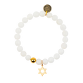 Load image into Gallery viewer, Star of David Gemstone Bracelet
