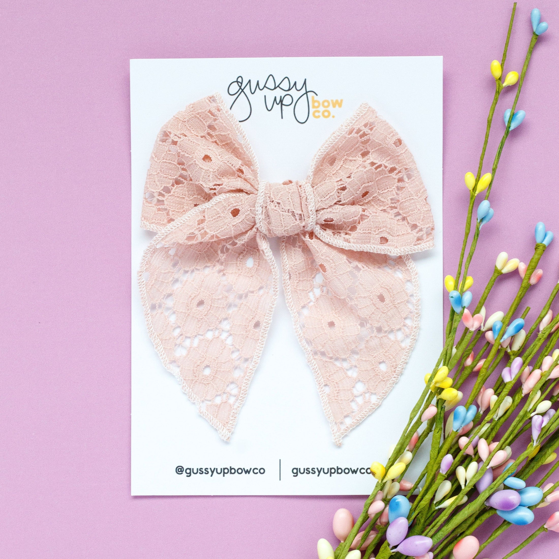 Blush Lace | Whimsy Bow