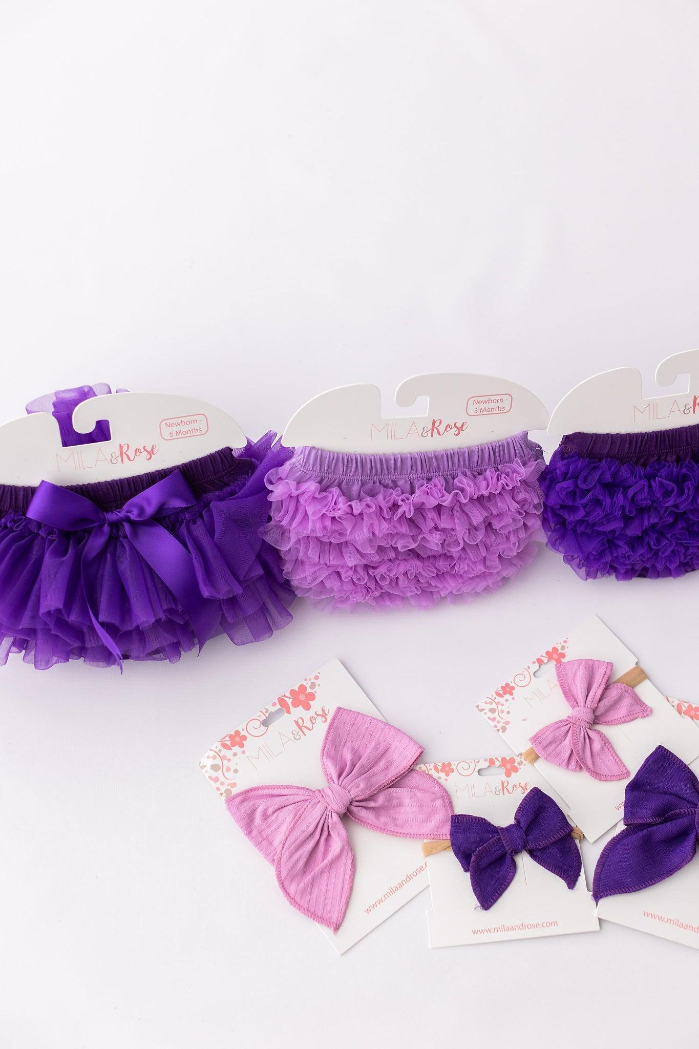 Purple Ruffle Tutu Bloomer