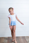 Load image into Gallery viewer, Pastel Floral Skirted Leotard
