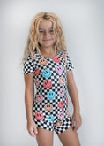Load image into Gallery viewer, Smiley Check Leotard
