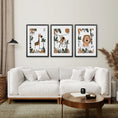 Load image into Gallery viewer, Safari Animals Wall Art Set of 3 Prints for Nursery
