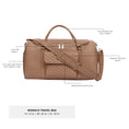 Load image into Gallery viewer, Weekender Travel Bag | Latte Brown
