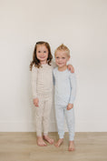 Load image into Gallery viewer, Blue Gingham Bamboo Cozy Set
