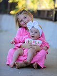 Load image into Gallery viewer, Fall Thanksgiving& Halloween "GOBBLE" Smock Embroidery Baby Girl Dress
