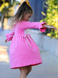 Load image into Gallery viewer, Fall Thanksgiving& Halloween "GOBBLE" Smock Embroidery Baby Girl Dress
