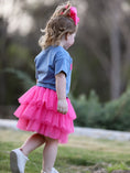 Load image into Gallery viewer, 4th of july  “MERICA”Top Girls Gauze Skirt
