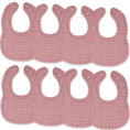 Load image into Gallery viewer, Muslin Bibs in Mauve
