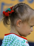 Load image into Gallery viewer, Back To School Girls Green Plaid Smocking Dress
