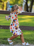 Load image into Gallery viewer, Thanksgiving Turkey Print Girls Dress
