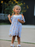 Load image into Gallery viewer, Fall Floral Smocked Girls Dress
