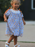 Load image into Gallery viewer, Fall Floral Smocked Girls Dress
