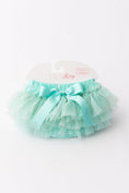 Load image into Gallery viewer, Mint & Gold Glitter Ruffle Tutu Bloomer
