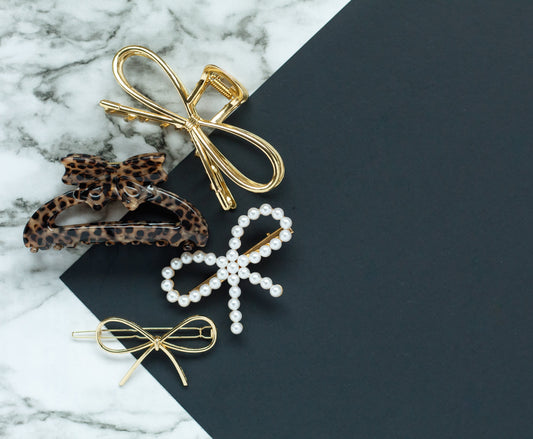 Pearl Bow Clip