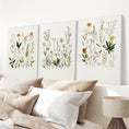 Load image into Gallery viewer, Watercolor Set of 3. Colorful Wildflower Prints
