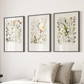 Load image into Gallery viewer, Watercolor Wildflower Floral Nursery Wall Art Set
