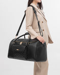 Load image into Gallery viewer, Weekender Travel Bag | Ebony Black
