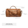 Load image into Gallery viewer, Weekender Travel Bag | Caramel
