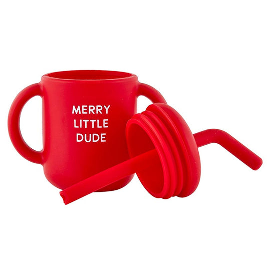Silicone Sippy Cup - Merry Little Dude