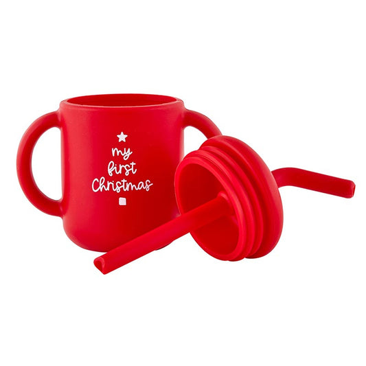 Silicone Sippy Cup - My First Christmas