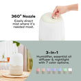 Load image into Gallery viewer, Wave 3-in-1 Cool Mist Baby Humidifier
