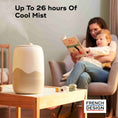 Load image into Gallery viewer, Wave 3-in-1 Cool Mist Baby Humidifier
