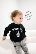 Load image into Gallery viewer, Organic Cotton Spooky Mini Crewneck Sweatshirt
