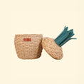Load image into Gallery viewer, Pineapple Storage Basket Small - Natural
