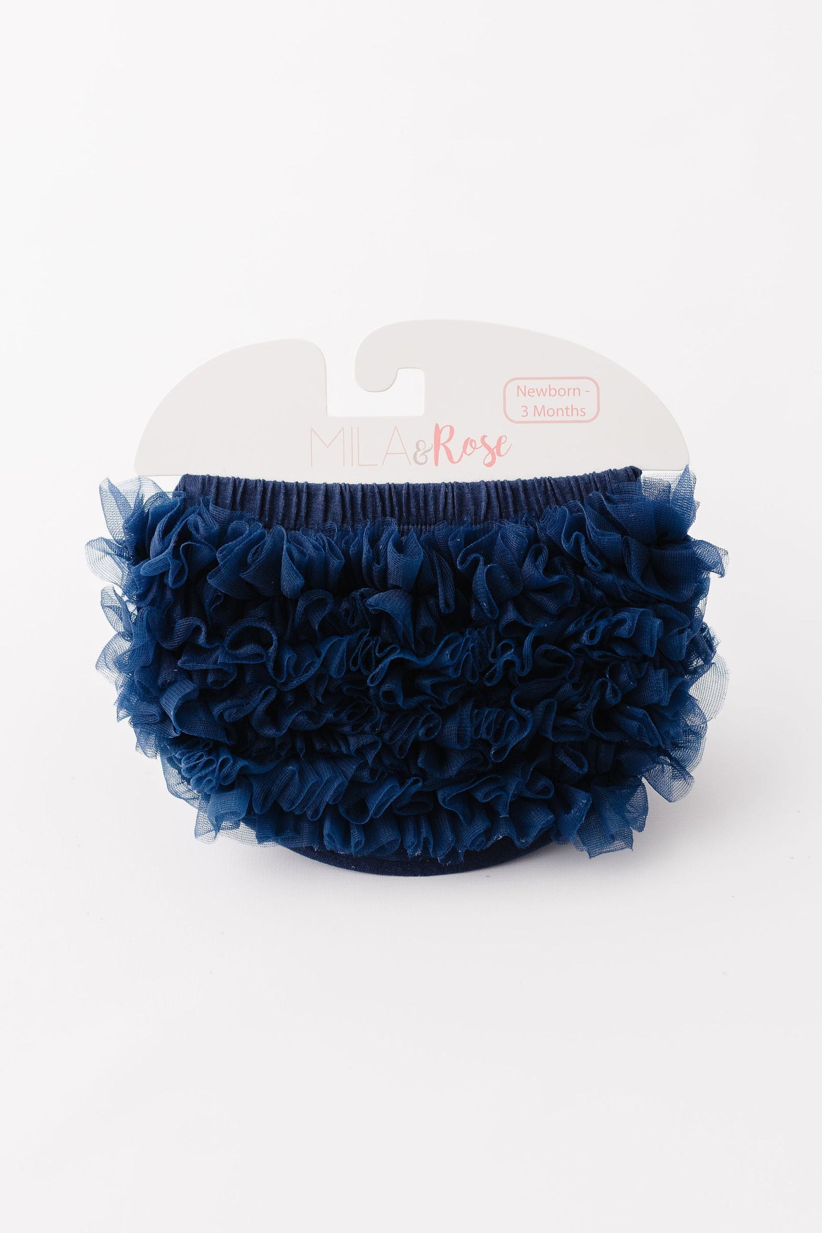 Navy Blue Ruffle Bum Bloomer
