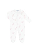 Load image into Gallery viewer, Pink Elephant Zipper Footie
