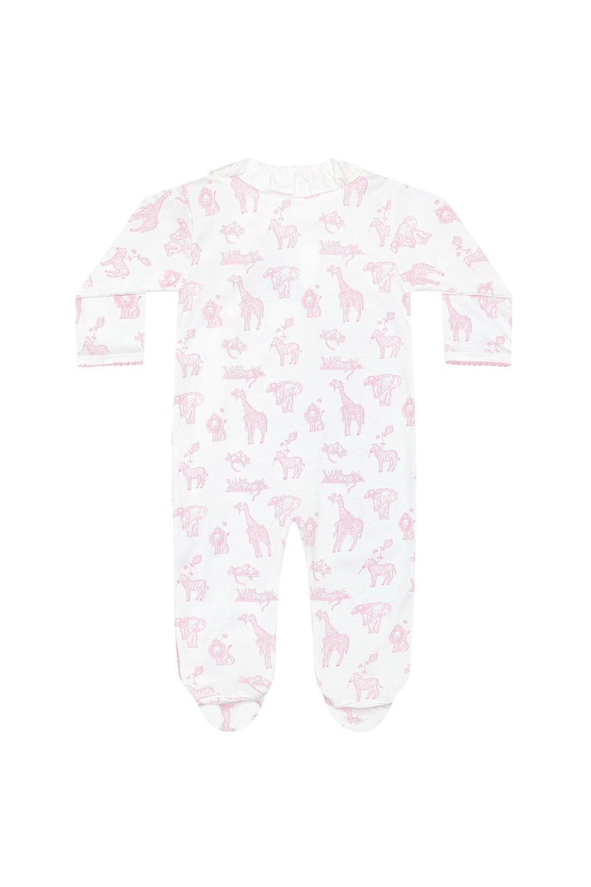 Pink Safari Crossover Footie