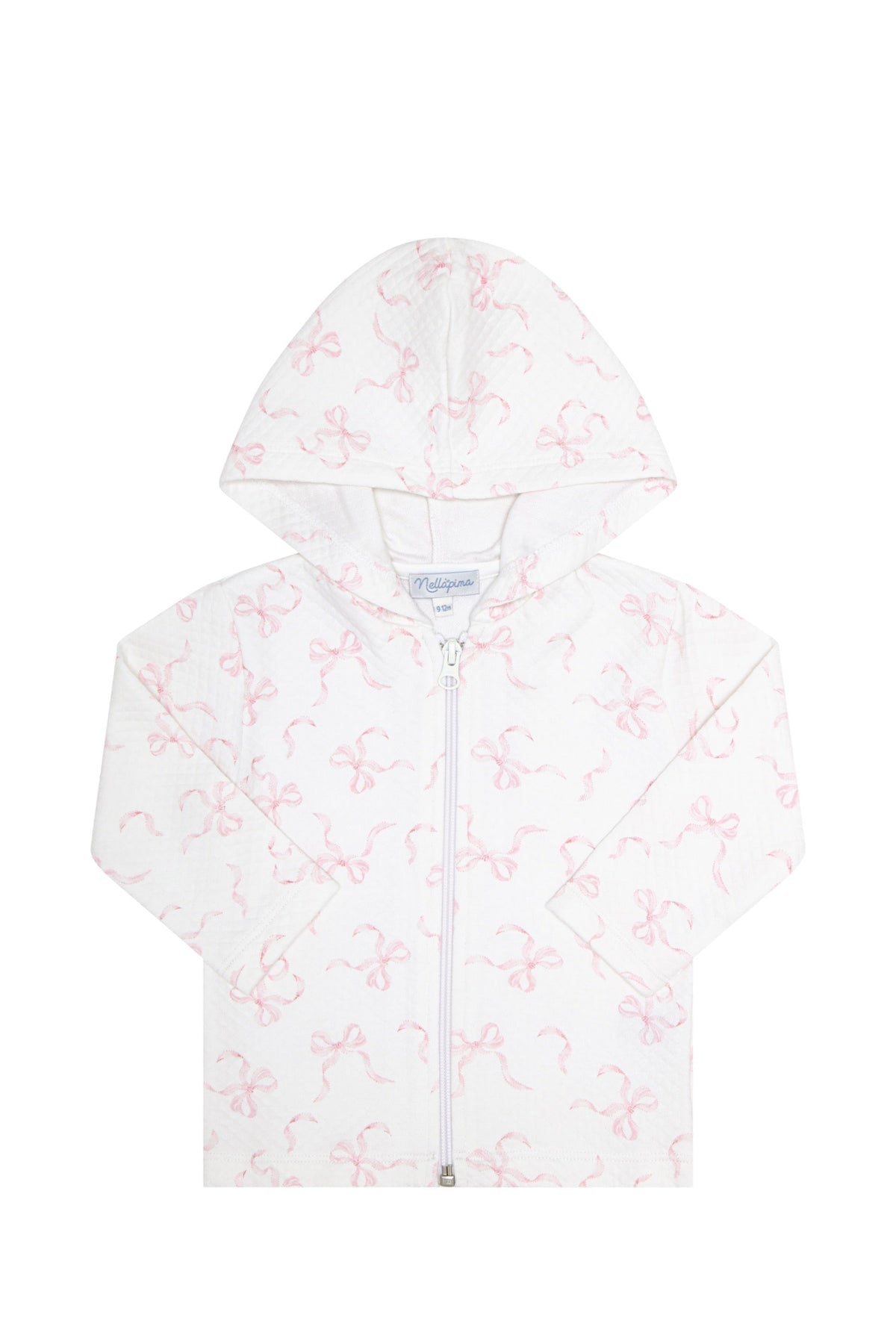 Charming Bows Print Jacquard Jacket