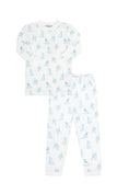 Load image into Gallery viewer, Blue Puppy Love Print Pajamas
