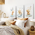 Load image into Gallery viewer, Set of 3 Teddy Bear with Balloon Print Decor Set

