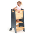 Load image into Gallery viewer, Standing Toddler Tower with Sliding Safety Door
