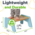 Load image into Gallery viewer, 1-Step Wooden Stool for Kids

