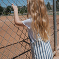 Load image into Gallery viewer, Overalls | Denim Stripe
