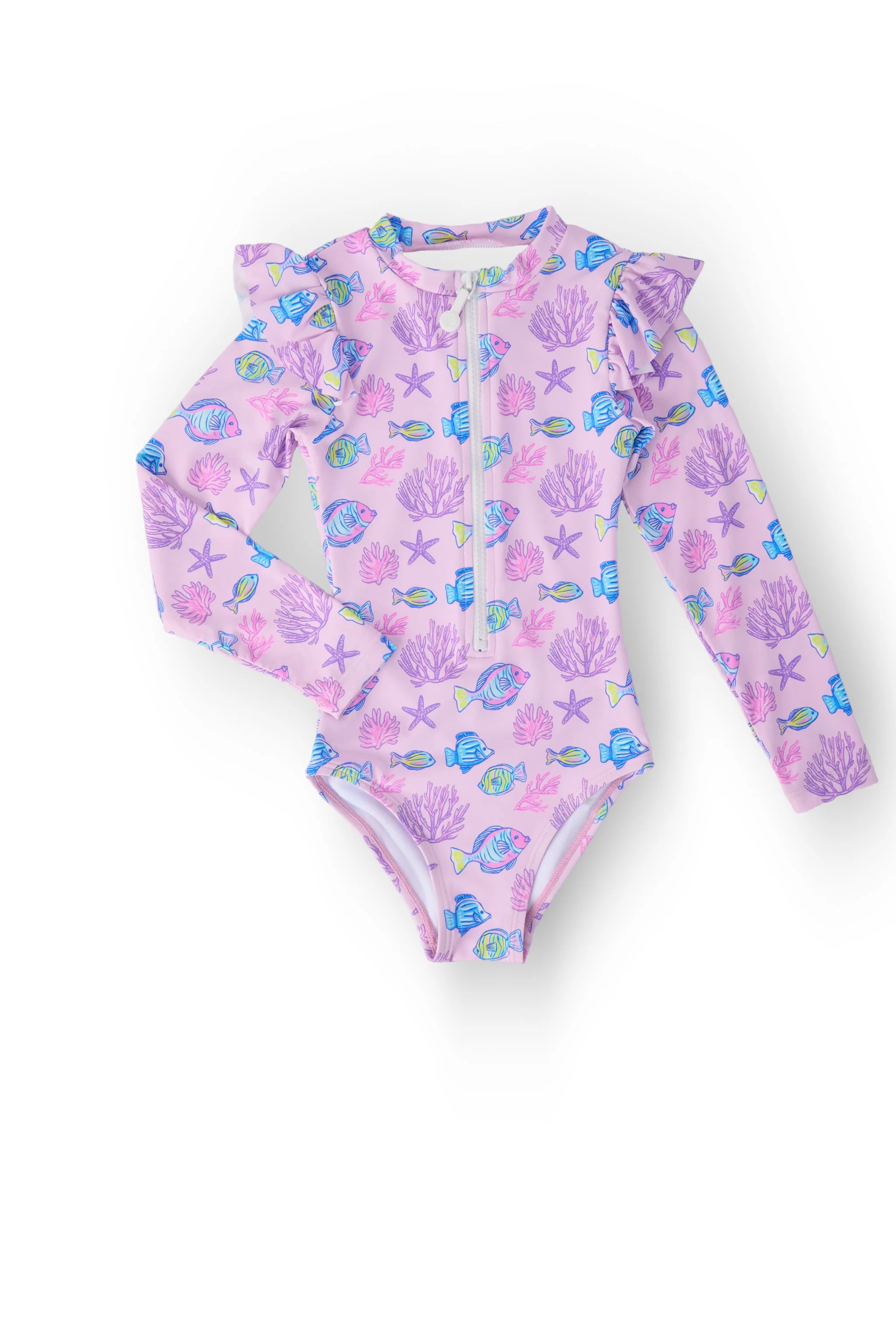 Ocean Friends L/S Flutter One-Piece Swimsuit