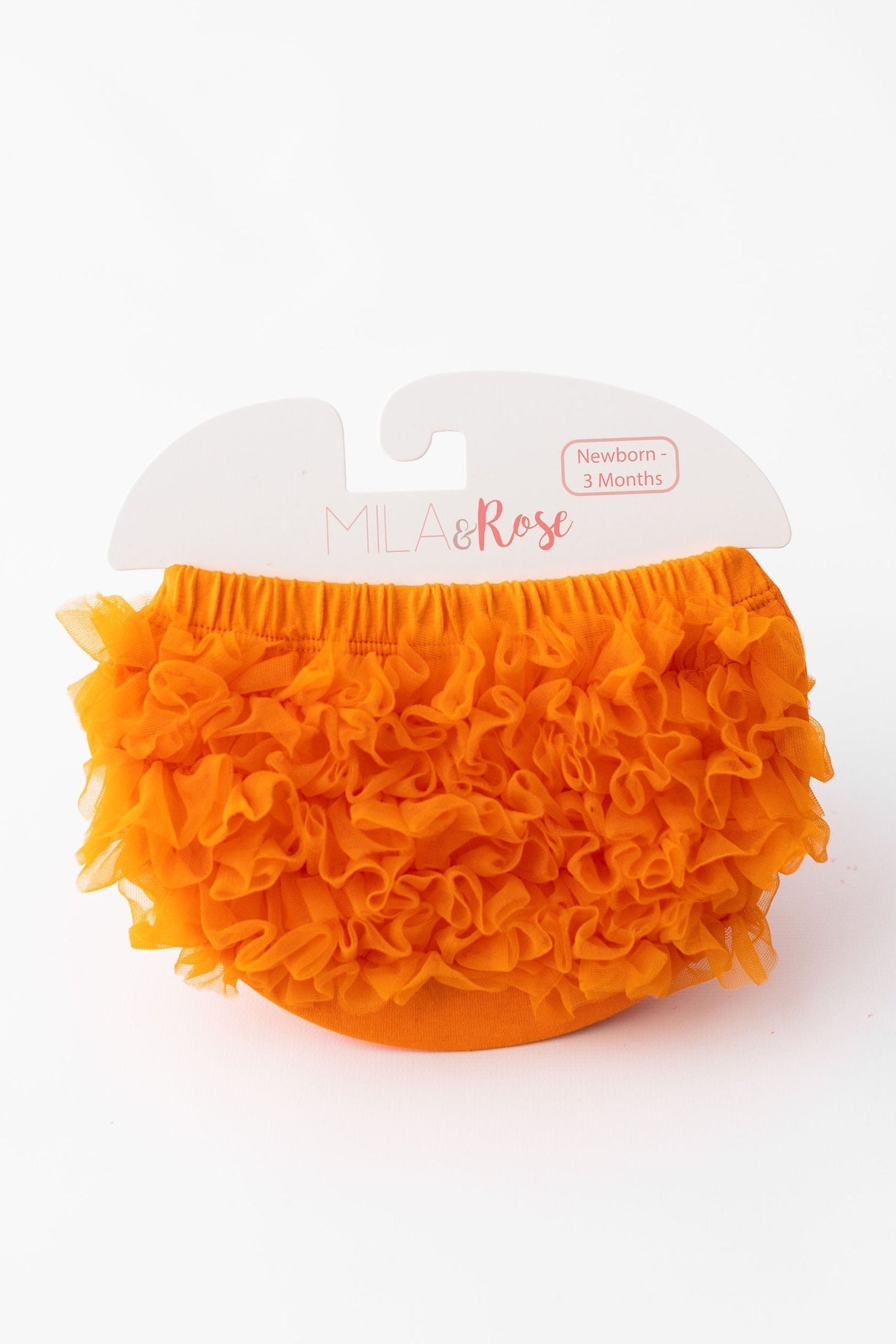 Orange Ruffle Bum Bloomer