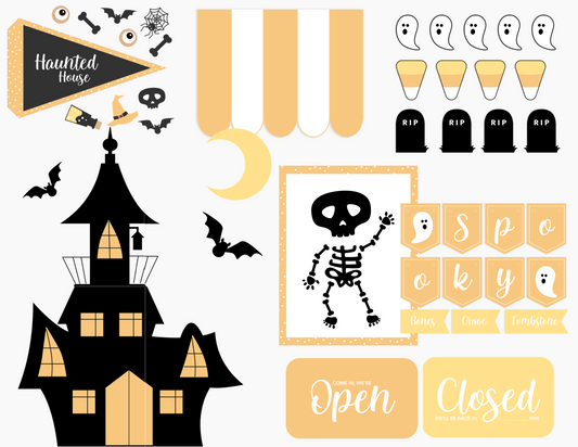 Halloween Haunted House Grave Yard Dig Dramatic Play