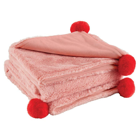 Plush Blanket with Little Love Heart Gift Box