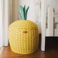 Load image into Gallery viewer, Pineapple Storage Basket Large - Yellow

