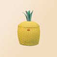 Load image into Gallery viewer, Pineapple Storage Basket Large - Yellow
