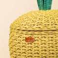 Load image into Gallery viewer, Pineapple Storage Basket Large - Yellow
