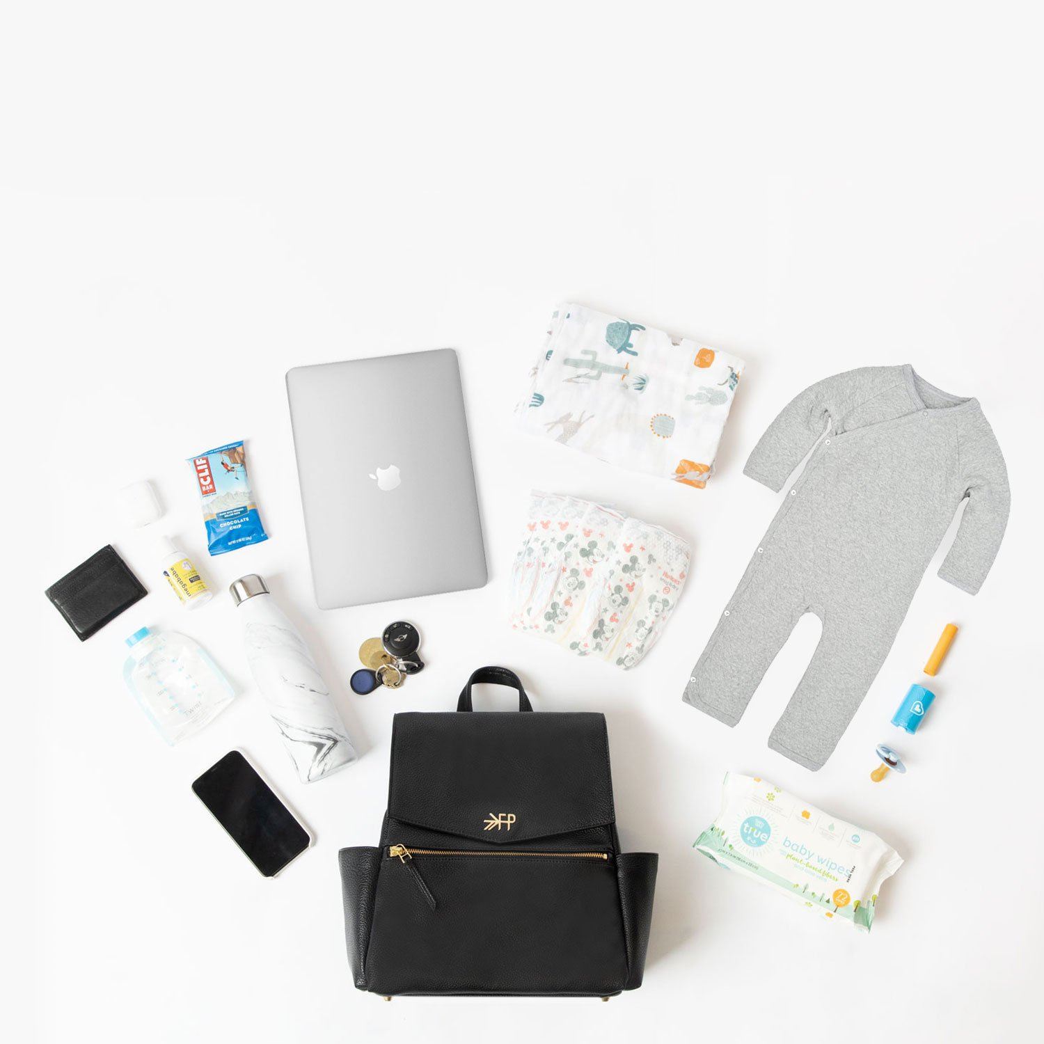 Hot Pink Mini Classic Diaper Bag II